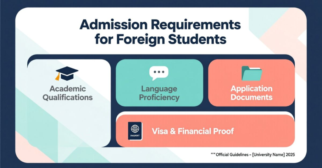 Admission Requirements for Foreign Students
