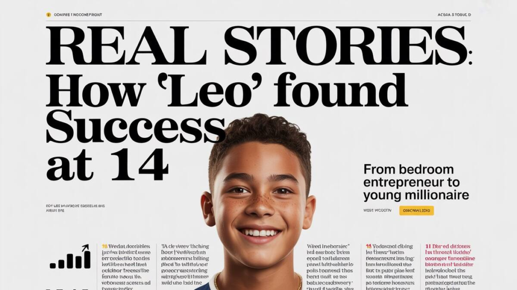 Real Stories: How "Leo" Found Success at 14