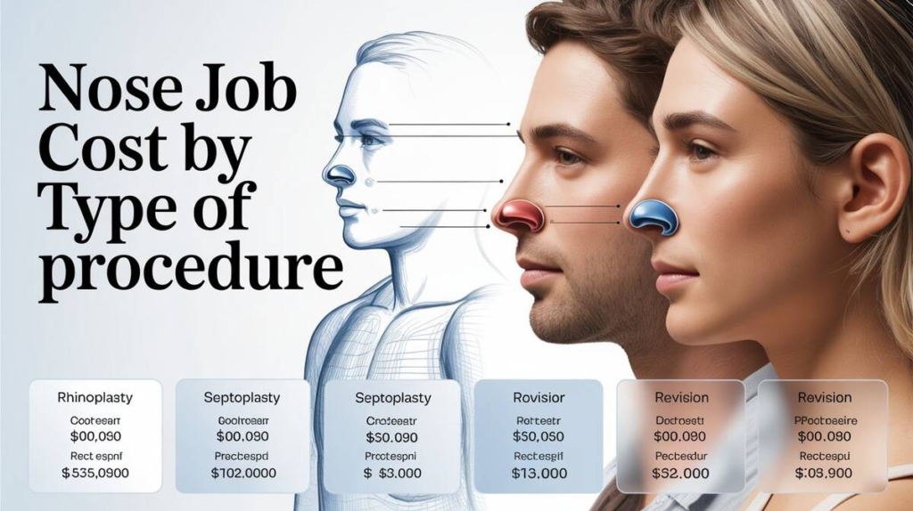 Nose Job Cost by Type of Procedure