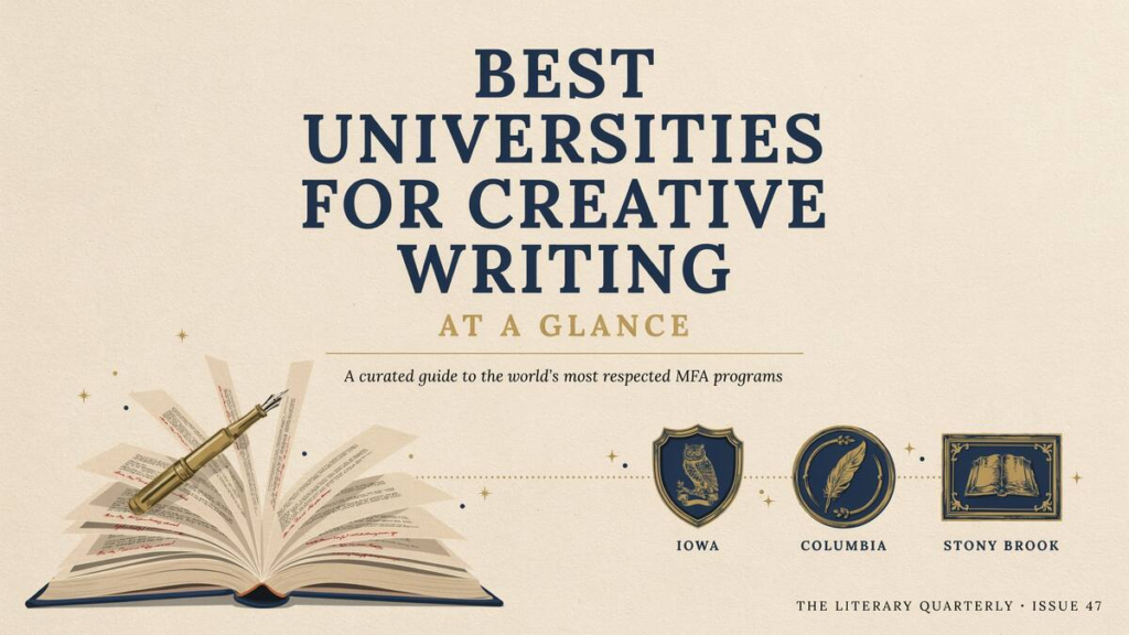 Best Universities for Creative Writing at a Glance