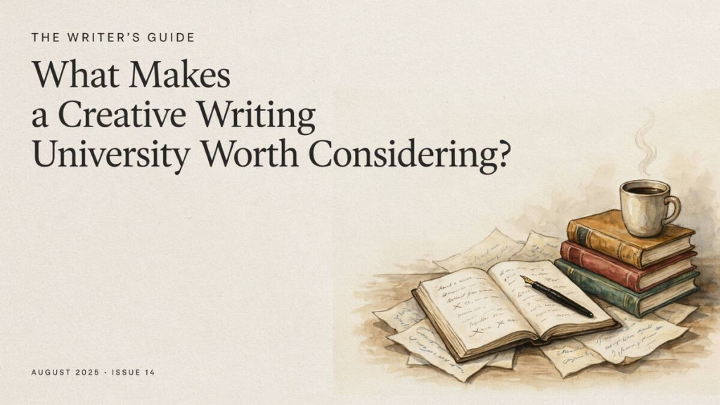 What Makes a Creative Writing University Worth Considering?