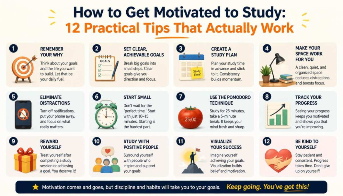 How to Get Motivated to Study