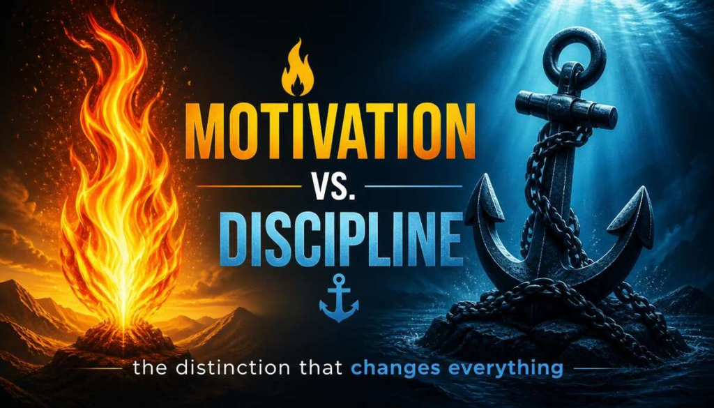 Motivation vs Discipline: The Distinction That Changes Everything